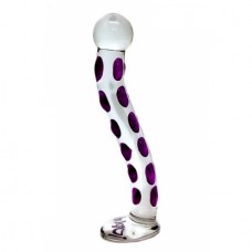 Фаллоимитатор стеклянный "Shiny Orglassm", 21,5Х4 см
