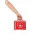 Metal nurse lunch pail O/S RED/WHITE (LEGA1518R)