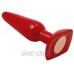 Анальная пробка "Butt Plug ", 12х4 см (DEL3173)
