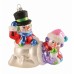 Новогодняя игрушка "Снежная парочка" (DEL9000305)
