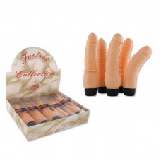 Вибратор латексный "Fantasy Collection", 17Х3,5 см, 1шт  (DEL8668)