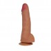 Фаллоимитатор на прис.кибер-кожа в ламинате