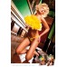 Трусики Yellow Thong With Metal Rings