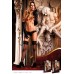 Трусики танга из кружева Black Lace Thong, S