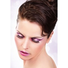 Реснички Black-Red-White Rhinestone Eyelashes
