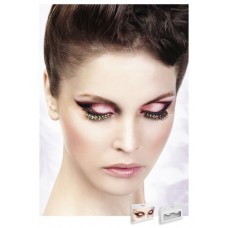 Реснички Black-Red-White Rhinestone Eyelashes