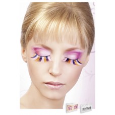 Реснички Pink-Blue-Yellow Glitter Eyelashes