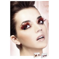 Реснички Dark Red Feather Eyelashes