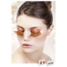 Реснички Yellow-Brown Feather Eyelashes