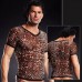 Футболка Pro-Mesh V-Neck Tee Leopard L/XL