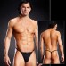Трусы Microf. V-string + Metal Rings Bl. L/XL 