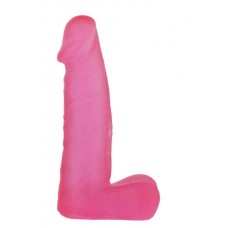 Фаллоимитатор XSkin 6 PVC dong - Transparent Pink