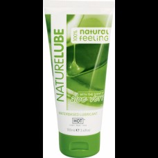 HOT nature lube Aloe Vera Гель-смазка на водной основе 100мл