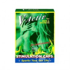 HOT Капсулы для улучшения стимуляции V-ACTIV, для мужчин и женщин,20 шт.