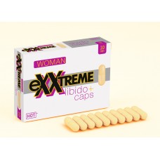 HOT eXXtreme капсулы для повышения либидо и желания для женщин 10 шт в упаковке