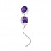 Вагинальные шарики OVO L1 Loveballs Violet 