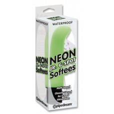 Вибромассажер Neon Jr. G-Spot Softees Green