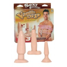 Набор плагов Vanilla Dip 3-Size Butt Plugs Set