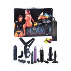 Набор для любовных игр Black Warrior Kit Set: 14pcs