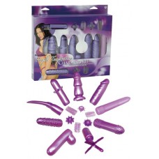 Набор для любовных игр Purple Temptation: Ring, Sleeve & Vibr. T
