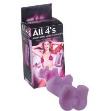 Вибромассажер для мужчин All 4's Loveclone vagina in Lavender 