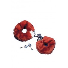 Наручники,Metal Handcuff with Plush broun