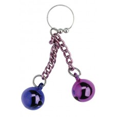 Колечко для пупка Navel Ring with Chain and Two Bells