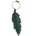 Колечко для пупка Navel Ring with Green Leaf