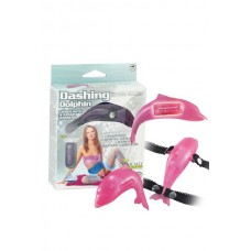 Клитеральный стимулятор Dashing Dolphin: w Mini Vibr: Pink