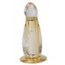 Стимулятор с вибрацией Astro: Elastomer Vibrator: Clear/Gold 