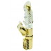 Вибромассажер фаллоимитатор Metallic Erecter: Gold