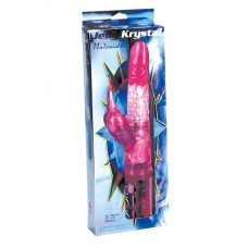 Вибромассажер фаллоимитатор JK Undeniable 7.5" Pearl Diver vib. pink 