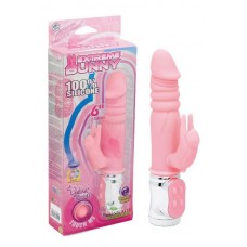 Вибромассажер фаллоимитатор Extreme Bunny: Pink 