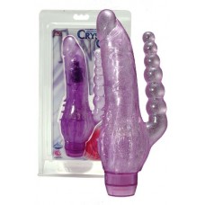 Фаллоимитатор вибромассажер Crystal Cox Purple