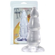 Плаг Flawless : Clear Stone 6" 
