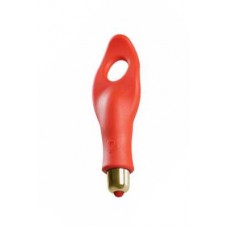 Вибромассажер «Сладостная дрожь» Finger Tingles 7-speed fingersleeve Red 