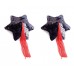 Black Star Shape Sequin Pasties 8cm