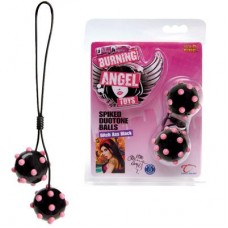 Вагинальные шарики Joanna Angel Spiked Duotone Balls Black .
