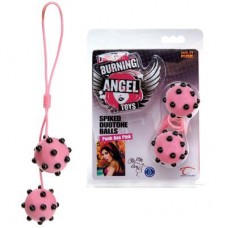 Вагинальные шарики Joanna Angel Spiked Duotone Balls Pink .