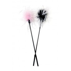 Перышки для шалостей Fluffer Tickler - Medium - Pink & White 