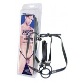 Кольца эрекционные с поясом Reversible Cock Ring Harness - Rubber 