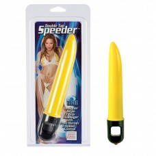 Double Tap Speeder Vibrator - Yellow
