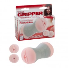 Вагина мастурбатор Travel Gripper Pussy & Ass