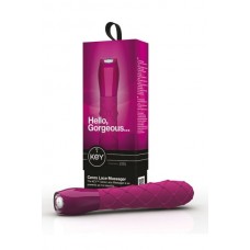 Вибромассажер KEY Ceres Lace Massager Raspberry Pink