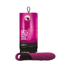 Вибромассажер KEY Vela Massager Raspberry Pink