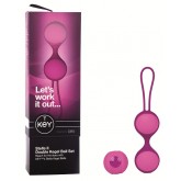 Набор вагинальных шариков KEY Stella Balls II Raspberry Pink