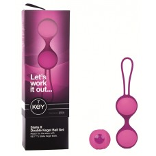 Набор вагинальных шариков KEY Stella Balls II Raspberry Pink