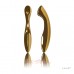Золотой двухсторонний стимулятор Lelo Olga Gold