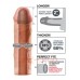 Насадка-удлинитель для пениса Mega Extension Flesh 51мм