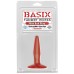Анальная пробка Basix Mini Butt Plug, 11х2 см
